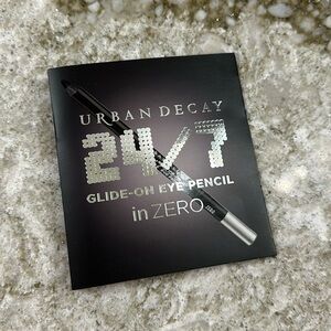 Urban Decay 24/7 Glide-On Eye Pencil in Zero (Black Matte) Travel Size New